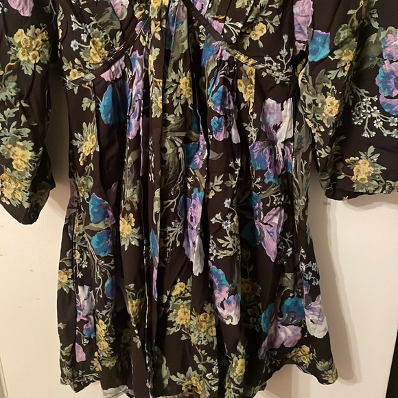 Free People XS NWT Floral Dress Pockets - Picture 4 of 10
